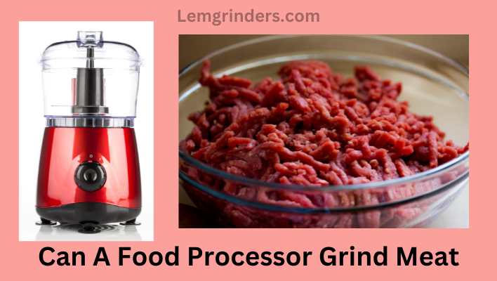 Can A Food Processor Grind Meat